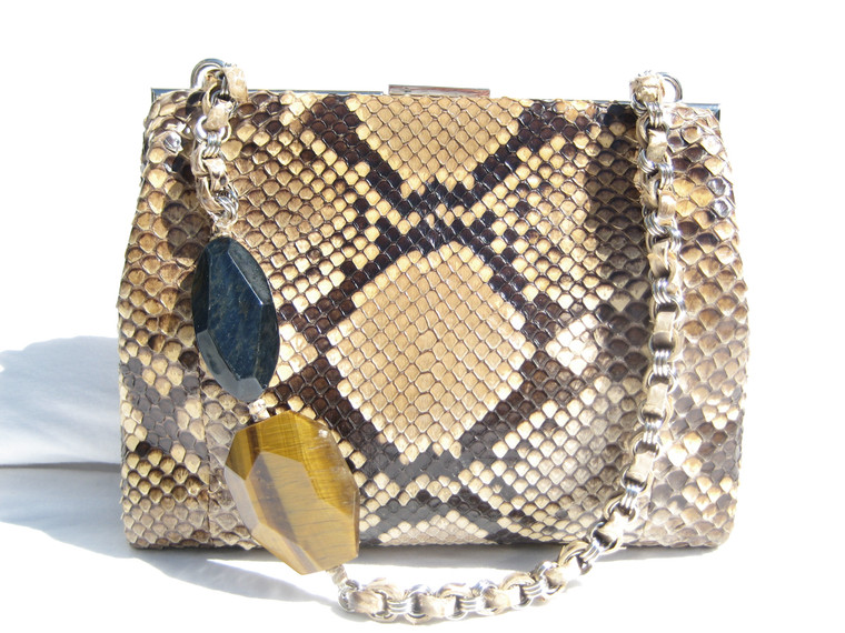 Early 2000's PYTHON Snake Skin Handbag - KOTUR