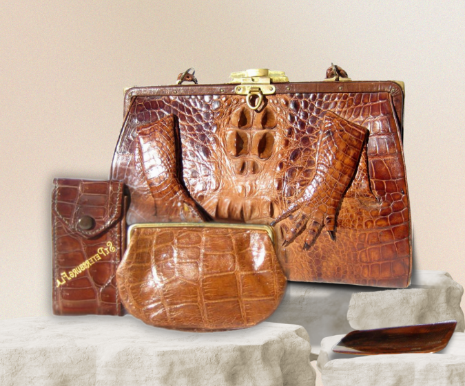 Antique Alligator & Crocodile Bags