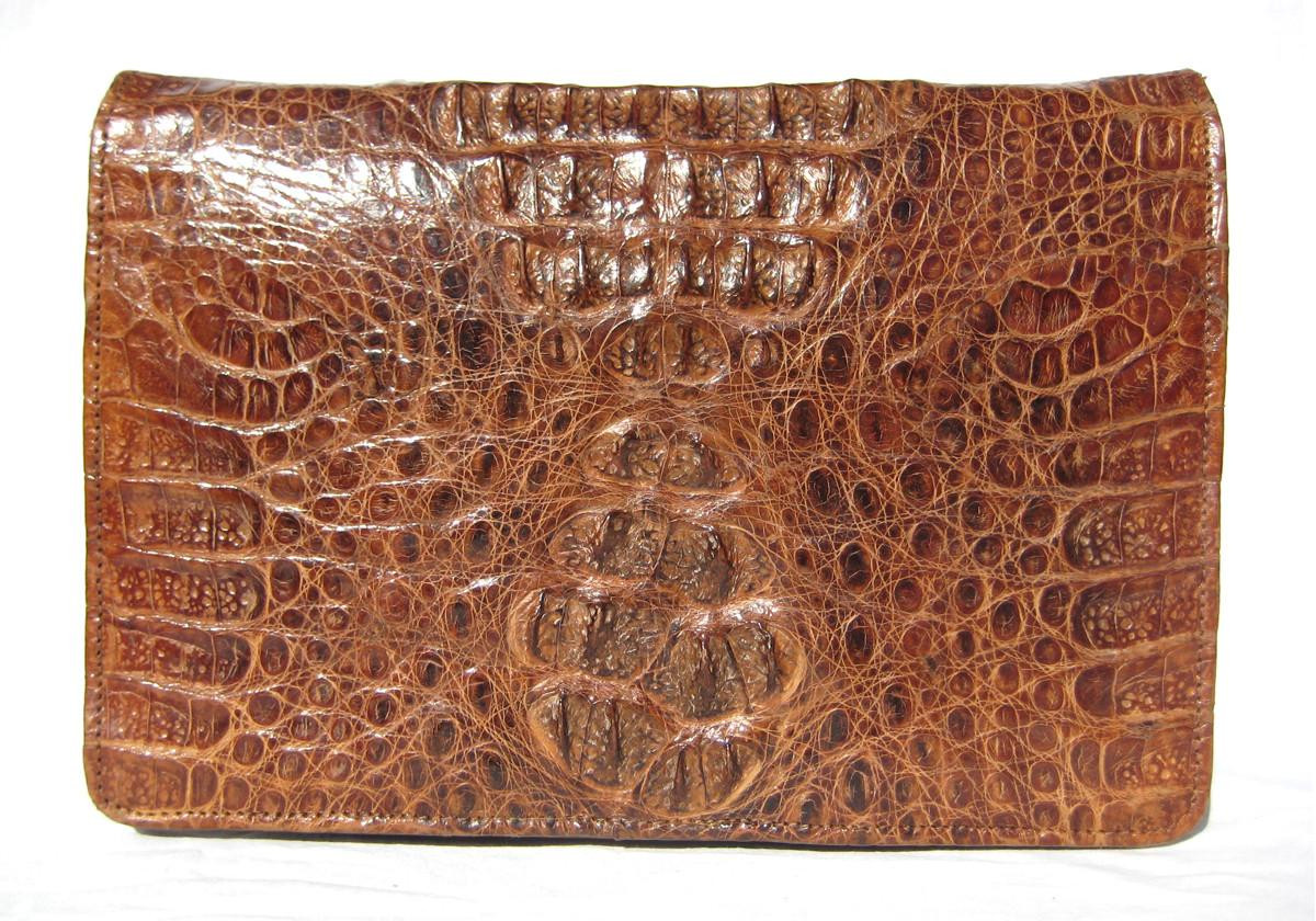Brown & Cognac Vintage Exotic Skin Bags