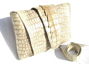 New! XXL ROCKSTAR Style Natural Bone Hornback CROCODILE TAIL