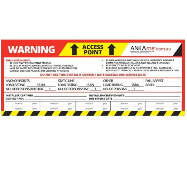 What is a fall protection compliance plate & how It’s installed on site (2024)