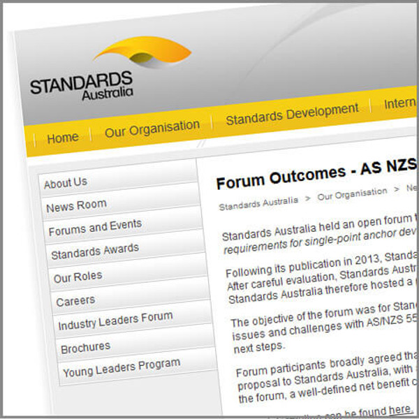 Static Lines  Static Line Australian Standards Requirements