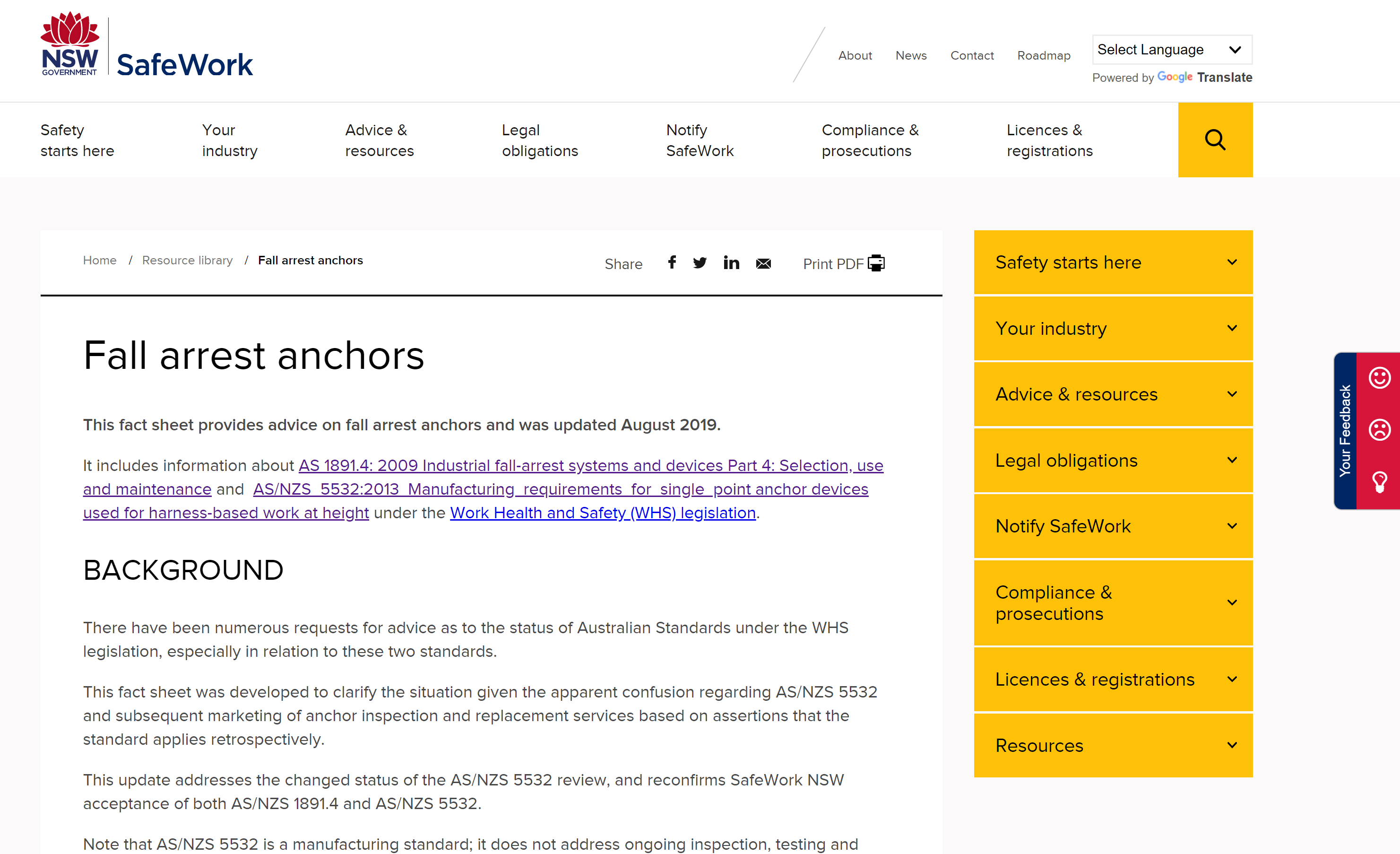 AS NZS 1891.4 AS NZS 5532 Roof Anchor Point Testing, Compliance