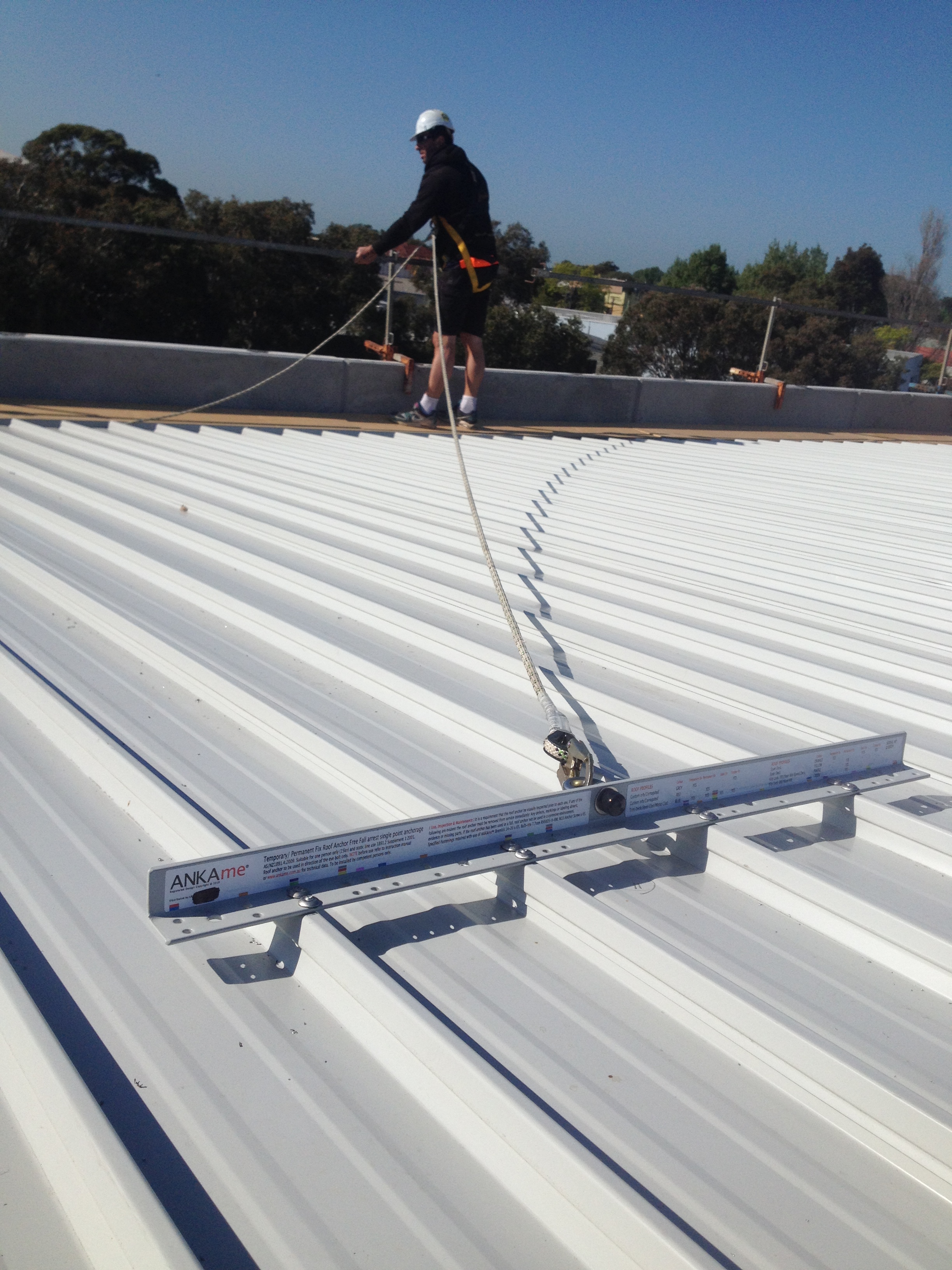 Static Line systems and roof anchor points ANKAMe