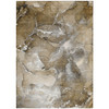 8' X 10' Brown and Gray Abstract Washable Non Skid Indoor Outdoor Area Rug