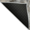 8' X 10' Brown and Gray Abstract Washable Non Skid Indoor Outdoor Area Rug