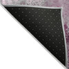 9' X 12' Pink Abstract Washable Non Skid Indoor Outdoor Area Rug