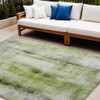 9' X 12' Sage Washable Non Skid Indoor Outdoor Area Rug - 606114937623