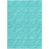 3' X 5' Turquoise Geometric Washable Non Skid Indoor Outdoor Area Rug - 608219018467