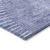 2' X 3' Navy Blue Abstract Washable Non Skid Indoor Outdoor Area Rug