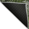 5' X 8' Green Artichoke Green And Lime Green Abstract Washable Indoor Outdoor Area Rug