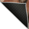 3' X 5' Chocolate Abstract Washable Non Skid Indoor Outdoor Area Rug