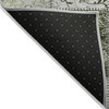 10' X 14' Green Patchwork Washable Non Skid Indoor Outdoor Area Rug