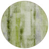 8' Round Sage Round Washable Non Skid Indoor Outdoor Area Rug