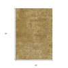 5' X 8' Tan Abstract Washable Non Skid Indoor Outdoor Area Rug