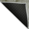 5' X 8' Taupe Beige And Brown Abstract Washable Indoor Outdoor Area Rug - 608219194031