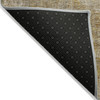 10' X 14' Beige Taupe And Ivory Abstract Washable Indoor Outdoor Area Rug