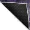 3' X 5' Purple Eggplant And Lavender Abstract Washable Indoor Outdoor Area Rug - 608219158415