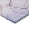 10' X 14' Gray and Purple Abstract Washable Non Skid Indoor Outdoor Area Rug - 608219173098