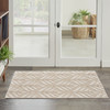 3' X 4' Gray and Ivory Floral Indoor Outdoor Area Rug - 606114738763