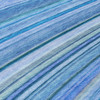 8' Blue Denim Blue And Sky Blue Round Abstract Washable Indoor Outdoor Rug