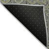 8' X 10' Blue and Green Floral Washable Non Skid Indoor Outdoor Area Rug - 608219189471