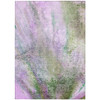 9' X 12' Purple Abstract Washable Non Skid Indoor Outdoor Area Rug