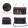 JESPET & GOOPAWS Dog Booster Seats for Cars, Portable Dog Car Seat Travel Carrier with Seat Belt for 24lbs Pets