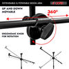 Tripod Mic Stand Adjustable Heavy Duty Floor Holder Microphone Boom Arm 4 PCS