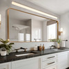 71" Gold Metal Framed Full Length Mirror