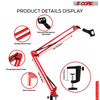 Microphone Boom Arm Desk Mic Stand Adjustable Clamp Suspension Boom Stands 