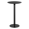 Wood and Steel Rounded Bar Table