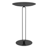 Wood and Steel Rounded Bar Table