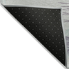 3' X 5' Sage Lavender And Mint Green Striped Washable Indoor Outdoor Area Rug