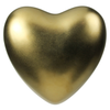 6" Gold Ceramic Decorative Heart Sculpture