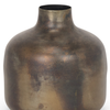 Antiqued Metal Cylinder Table Vase