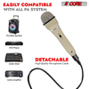 XLR Microphone Dynamic Mic Karaoke Singing Studio Mics Handheld Microfono