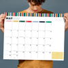 2027 Long Weekend Medium Desk Pad Monthly Blotter Calendar