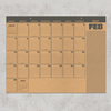 2027 Trail + Timber Large Desk Pad Monthly Blotter Calendar