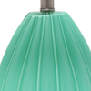Sea Geometric Lines Table Lamp With Drum Shade