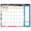 2027 Maximal Mirage Medium Desk Pad Monthly Blotter Calendar