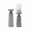 Candle Holder (Set of 2) 8.25"H, 10"H Resin