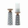 Candle Holder (Set of 2) 8.25"H, 10"H Resin