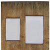 1" X 19" X 1" Brown Wooden  Photo Frame