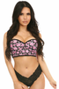 Lavish Floral Underwire Short Bustier
