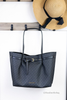 Michael Kors Emilia Large Black Signature Tote Bag