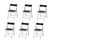 Set of Six Folding Side Chairs