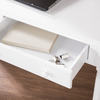 Wood Writing Desk With Two Drawers