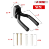 Guitar Wall Mount Hanger Display Wall Hook Soft Padding Holder for All Guitars