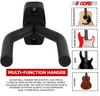 Guitar Wall Mount Hanger Display Wall Hook Soft Padding Holder for All Guitars